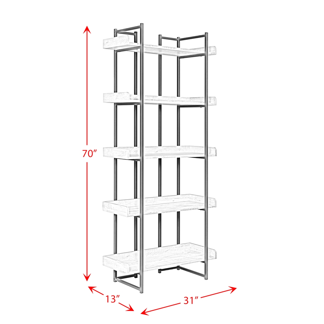 Dalisa Espresso Bookcase - Thumbnail - Image 7