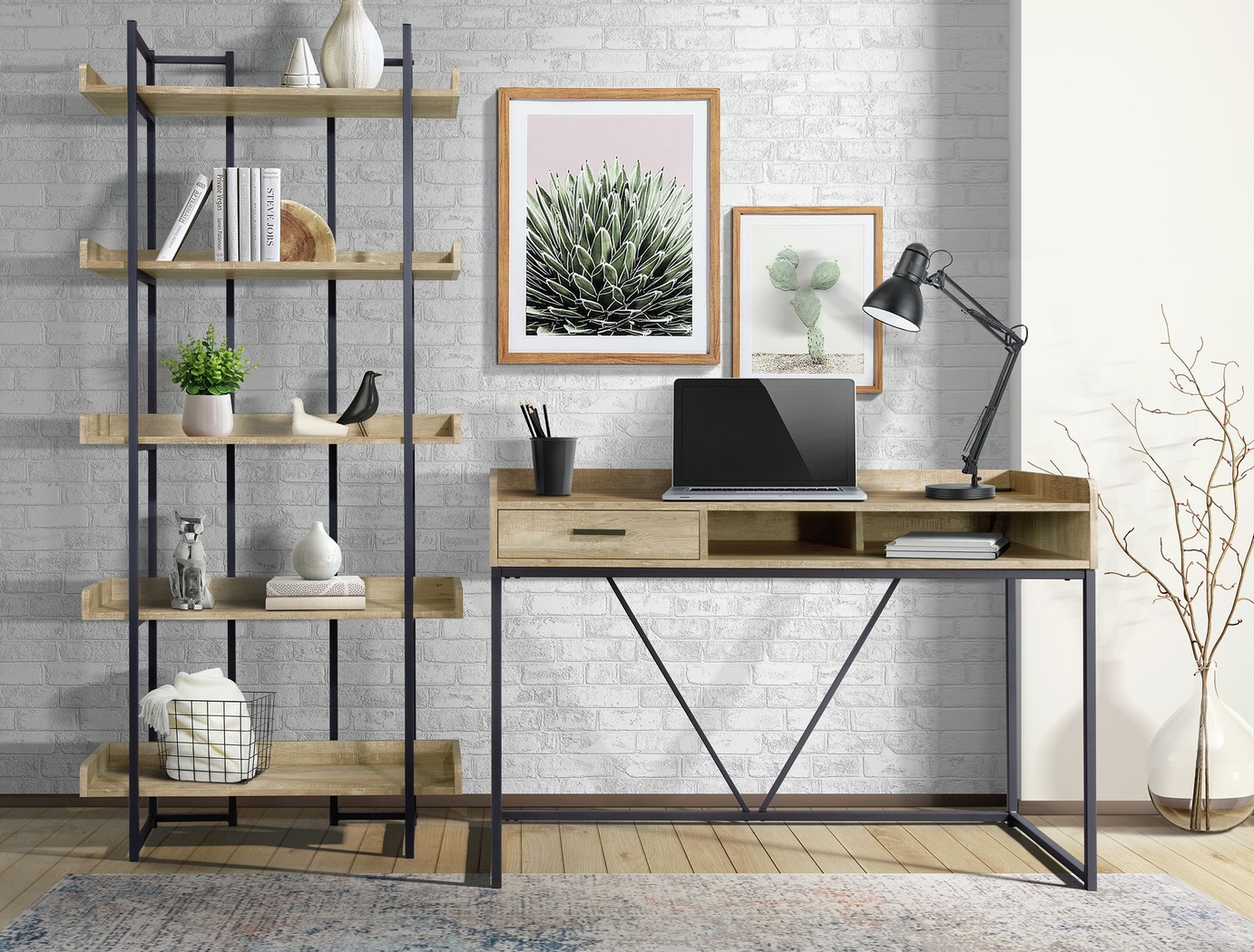 Dalisa Oak Bookcase - Thumbnail - Image 6