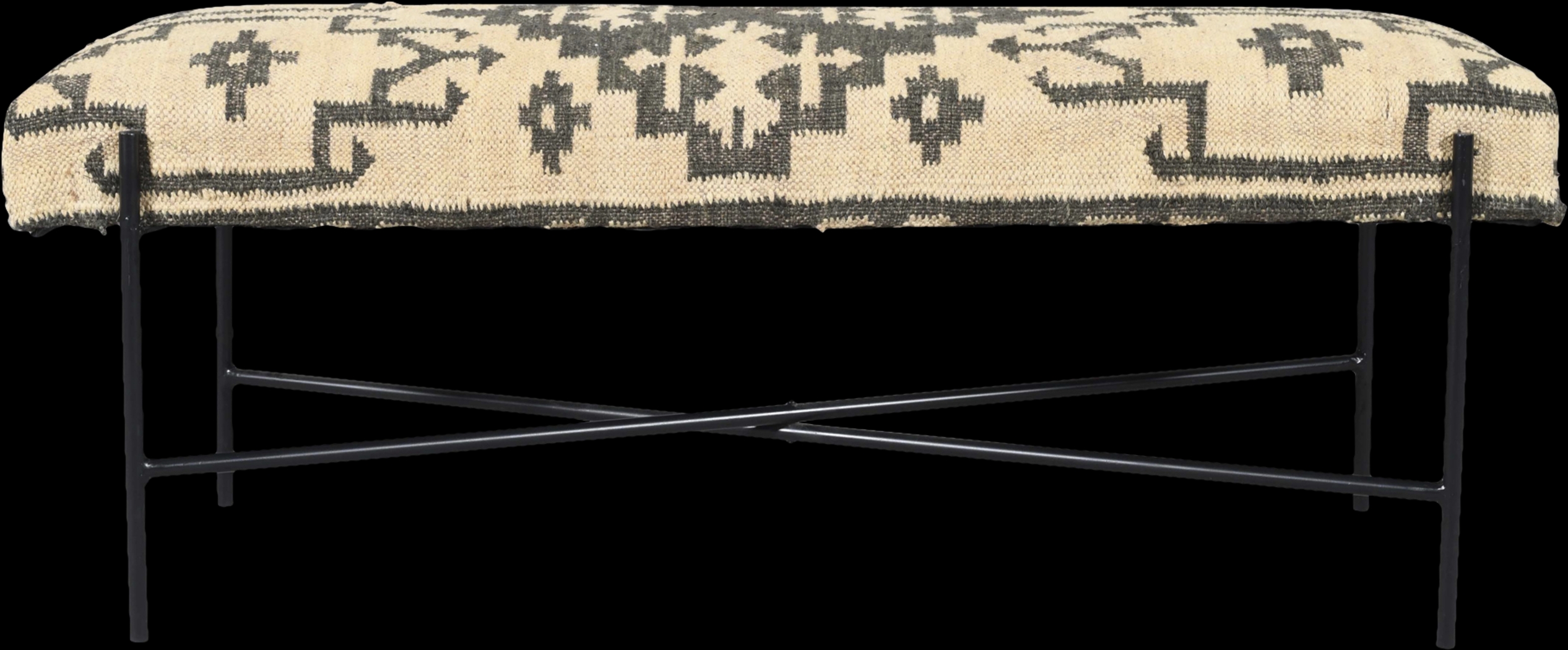 Dalkai Black Bench - Thumbnail - Image 2