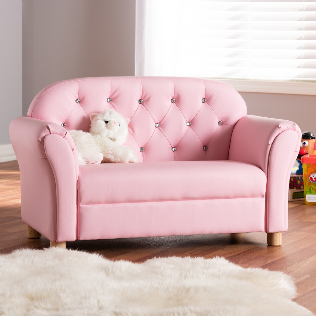 Dalkey Pink Loveseat - Thumbnail - Image 2