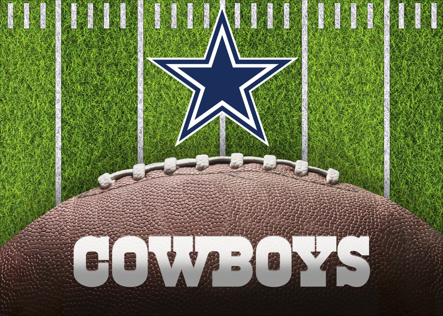 Dallas Cowboys 5' x 7' Machine Washable Rug - Thumbnail - Image 1