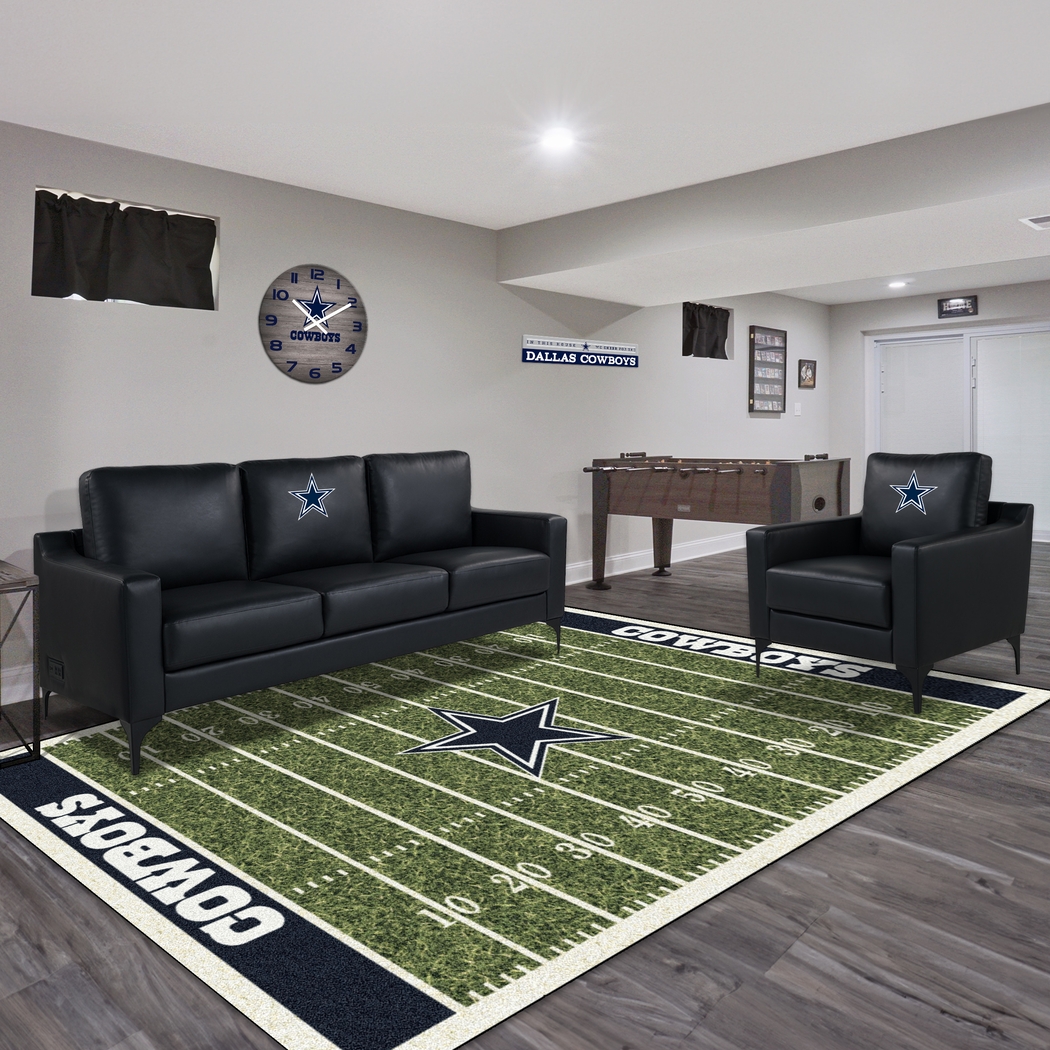 Dallas Cowboys Black Accent Chair - Thumbnail - Image 6
