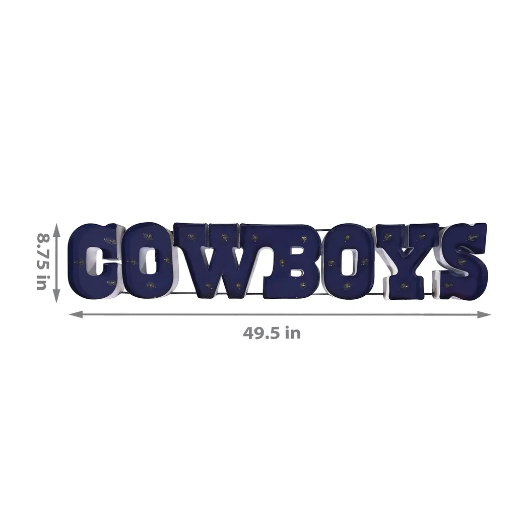 Dallas Cowboys Blue Metal Wall Decor - Thumbnail - Image 4