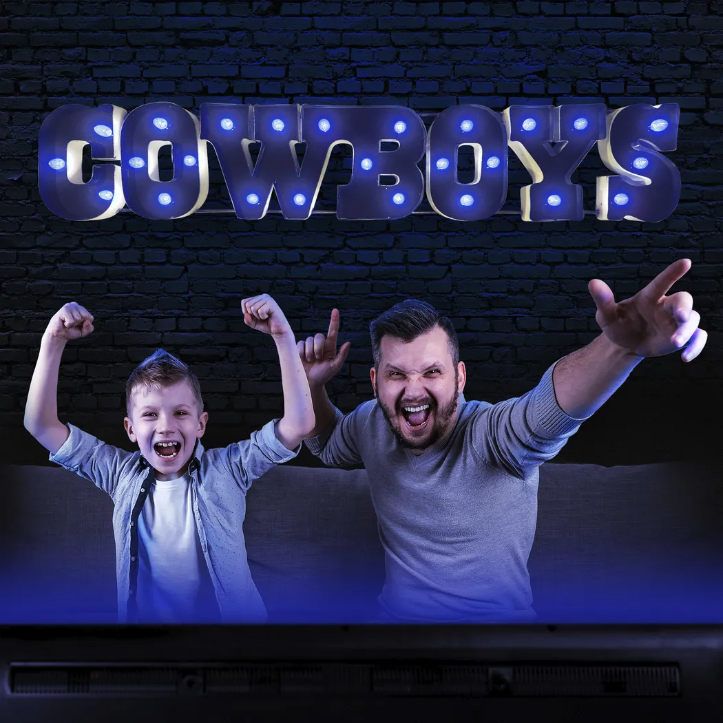 Dallas Cowboys Blue Metal Wall Decor - Thumbnail - Image 5