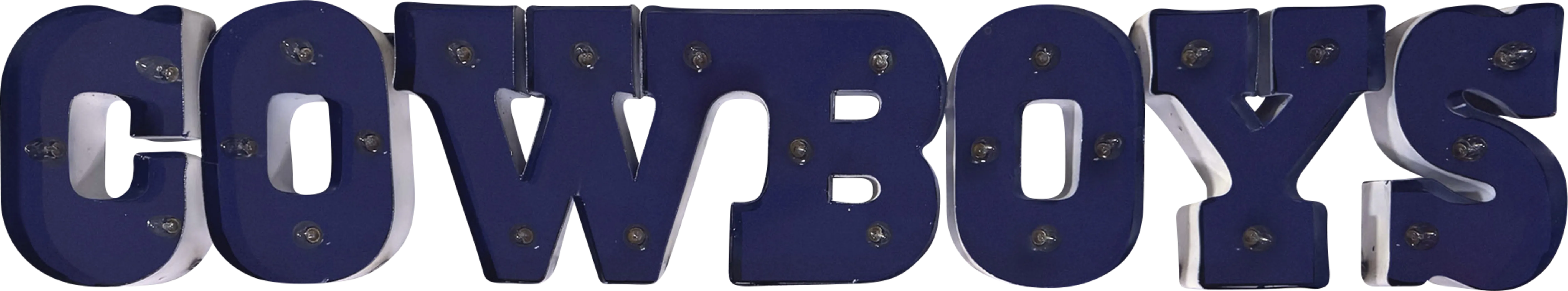 Dallas Cowboys Blue Metal Wall Decor - Thumbnail - Image 1