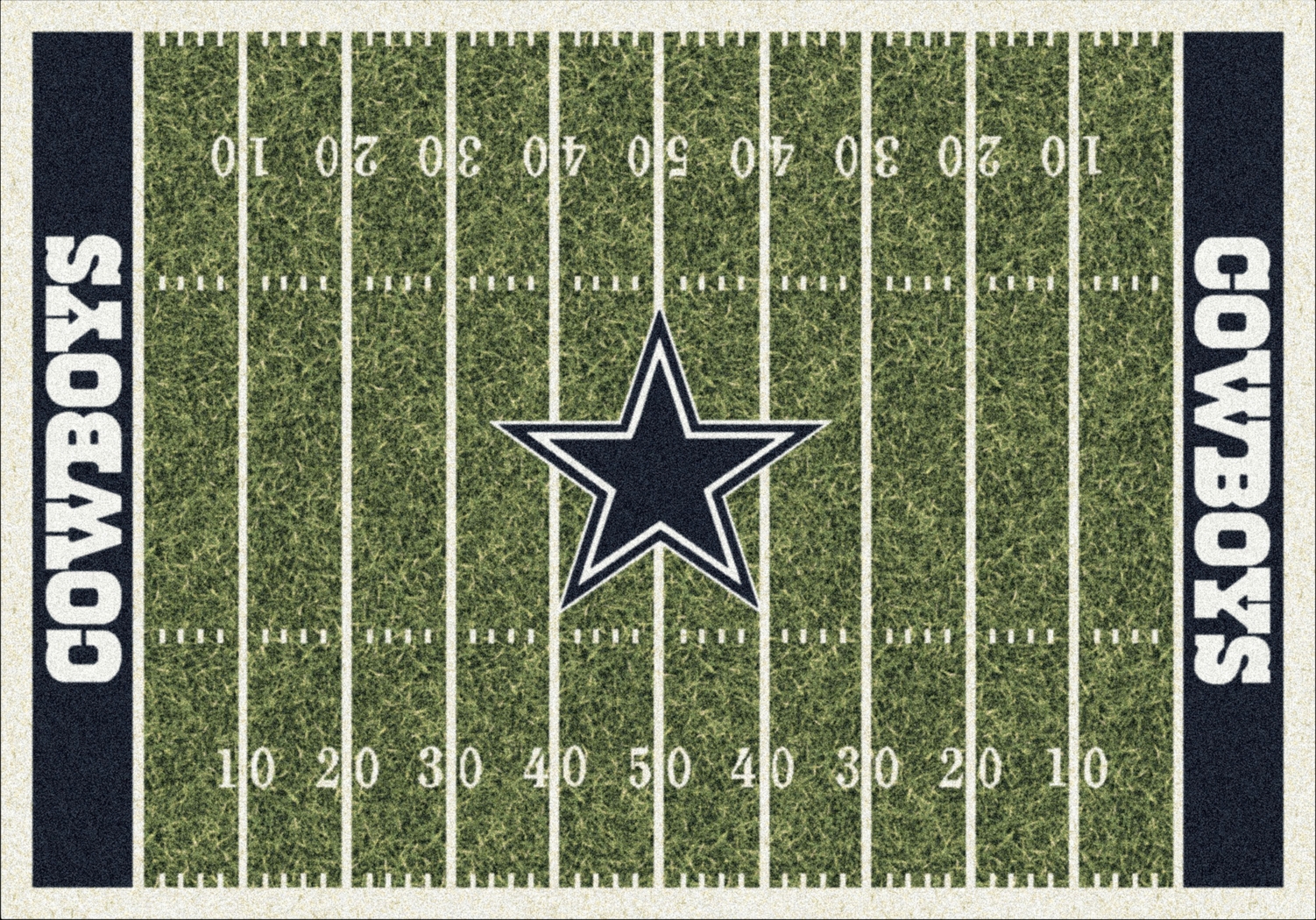 Dallas Cowboys Green 4' x 6' Rug - Thumbnail - Image 1