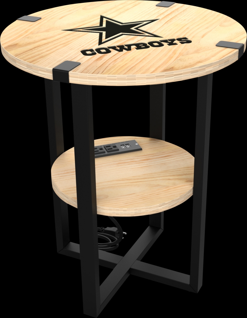 Dallas Cowboys Side Table - Thumbnail - Image 1