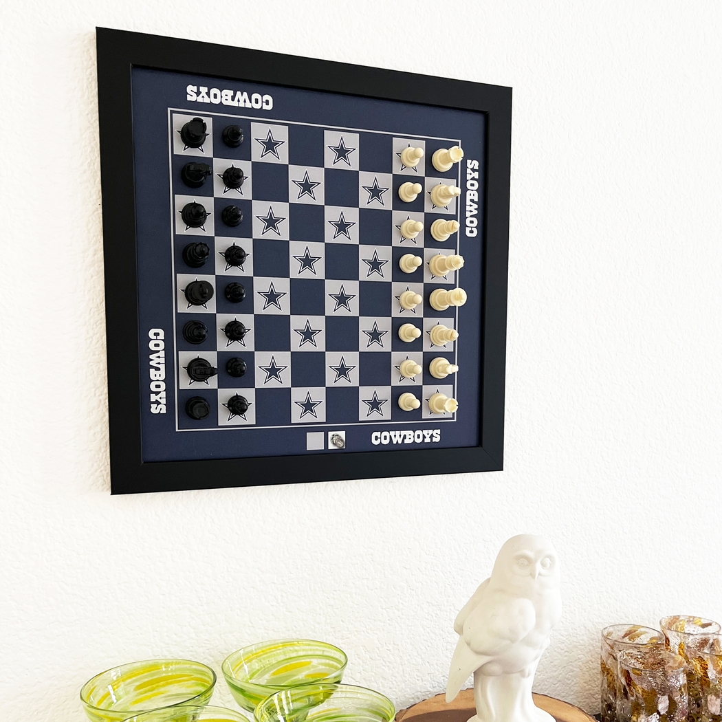 Dallas Cowboys Wall Chess Set - Thumbnail - Image 2