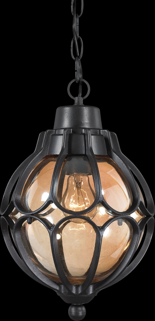 Dallerton Black Outdoor Chandelier - Thumbnail - Image 1
