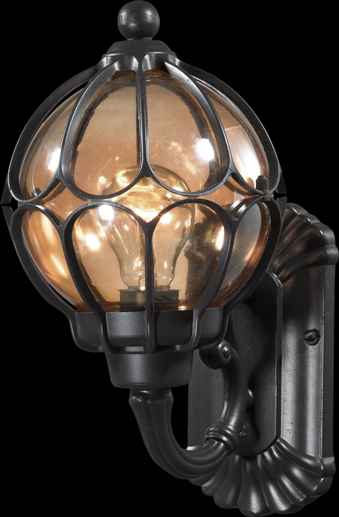 Dallerton Black Outdoor Wall Sconce - Thumbnail - Image 1