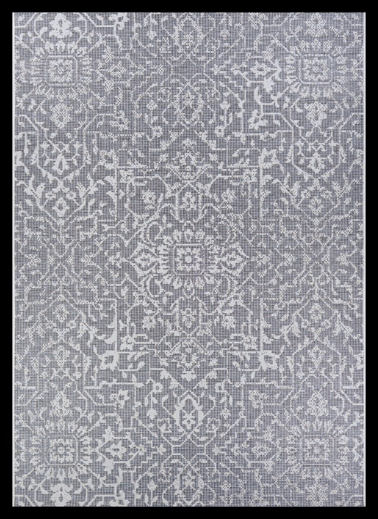 Dalmally Gray 5'10 x 9'2 Indoor/Outdoor Rug - Thumbnail - Image 1