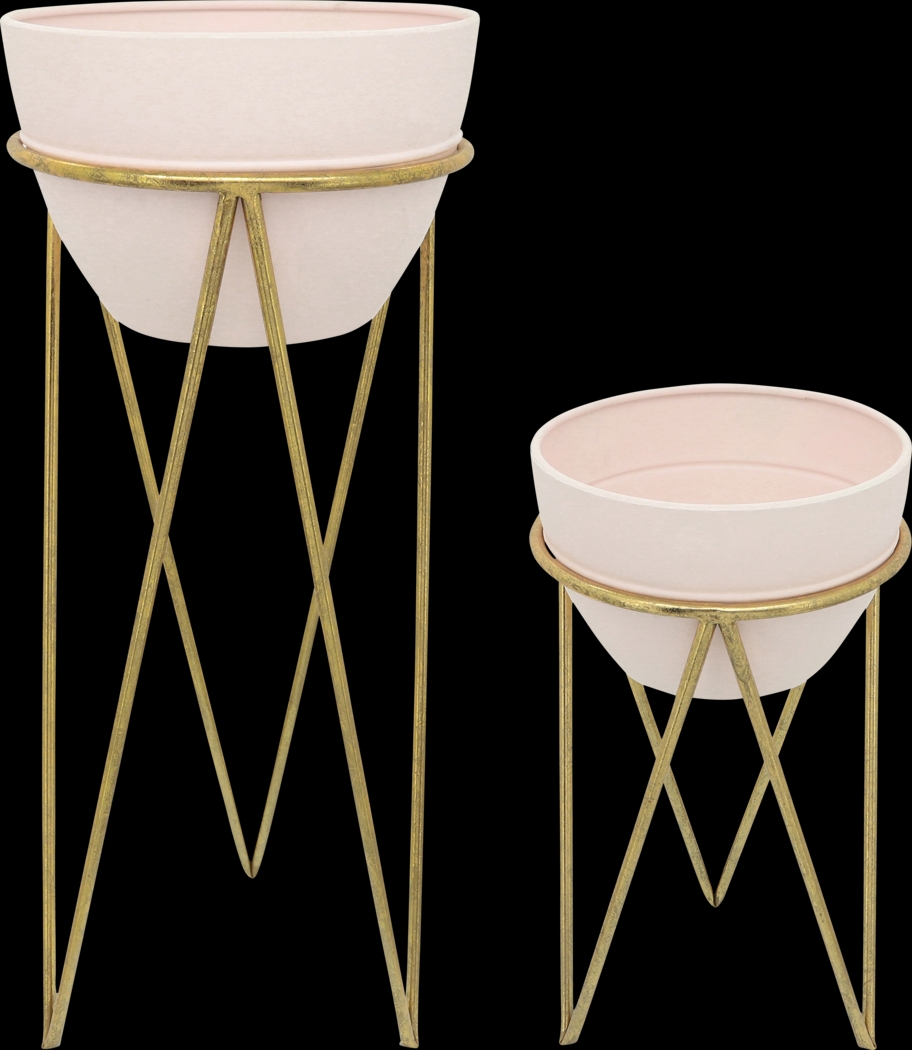 Dalraida Pink Planter, Set of 2 - Thumbnail - Image 1