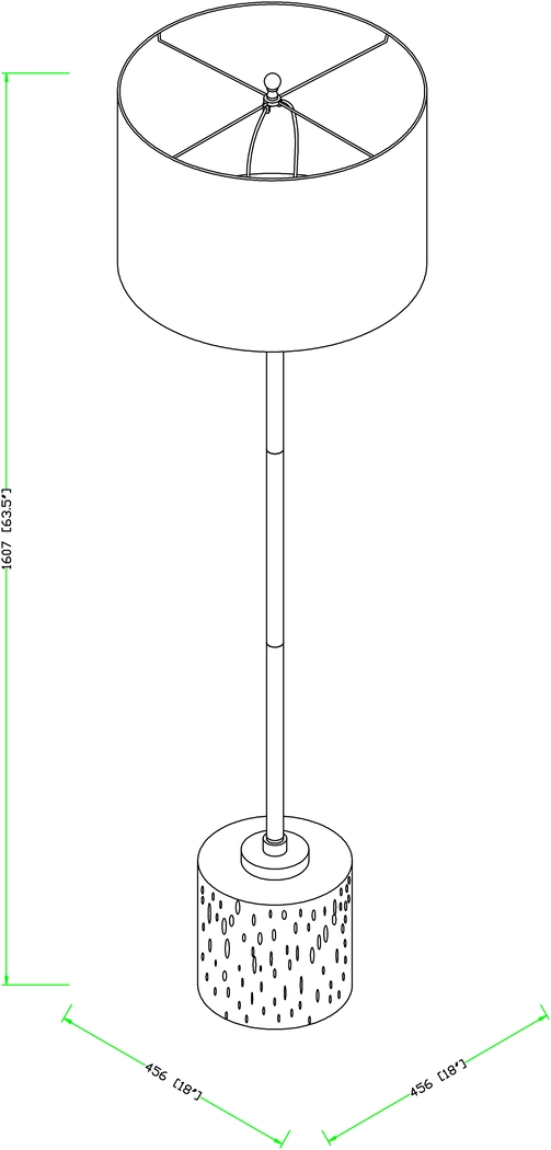 Dalroy Bay Gray Floor Lamp - Thumbnail - Image 5