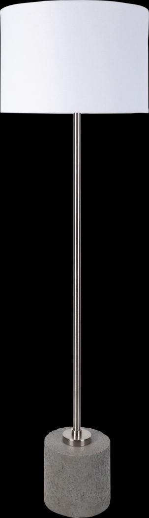 Dalroy Bay Gray Floor Lamp - Thumbnail - Image 1
