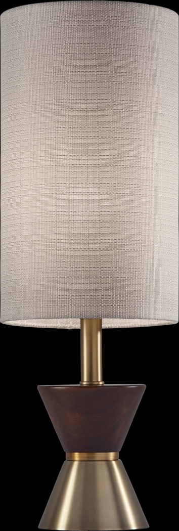 Dalworth Walnut Table Lamp - Thumbnail - Image 1
