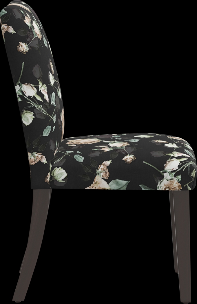 Dalzell Black Side Chair - Thumbnail - Image 3