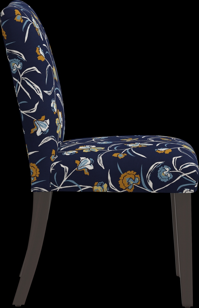 Dalzell Navy Side Chair - Thumbnail - Image 3