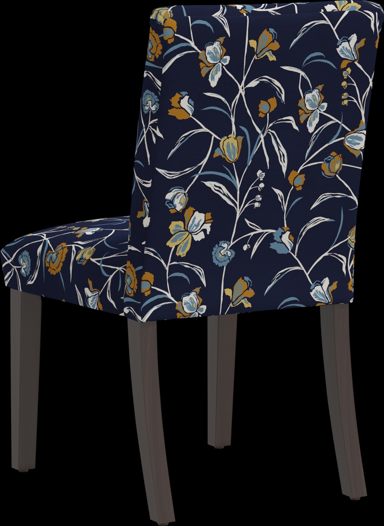 Dalzell Navy Side Chair - Thumbnail - Image 4