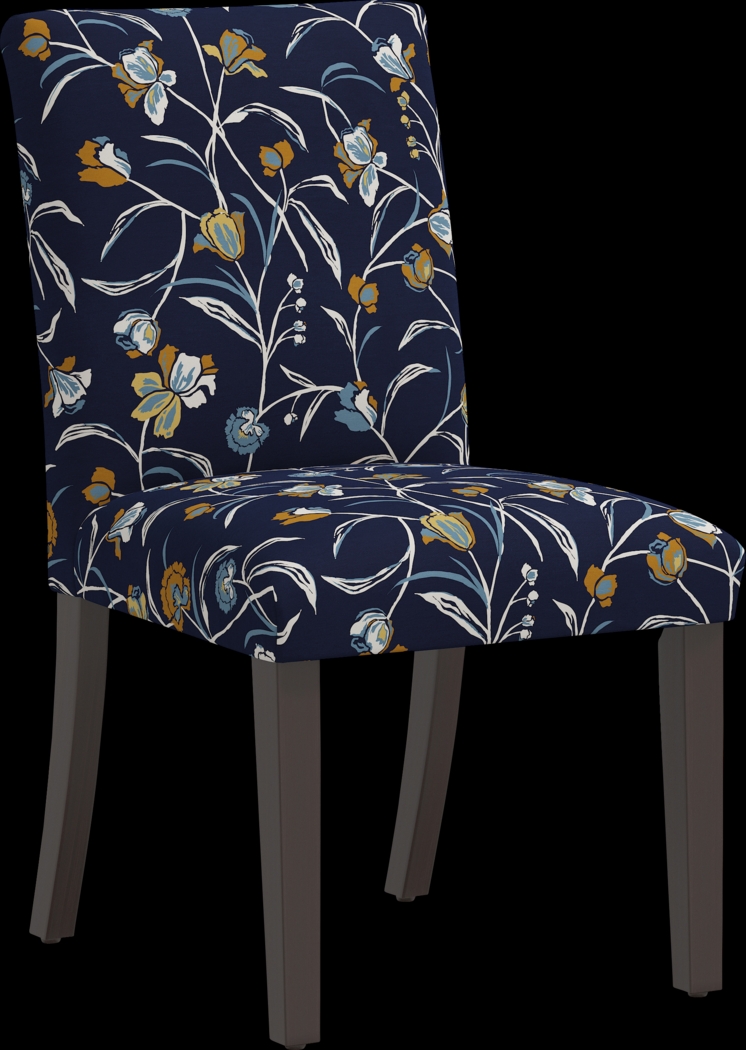 Dalzell Navy Side Chair - Thumbnail - Image 1