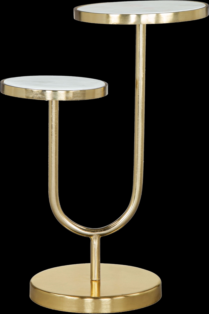 Dalzell White End Table - Thumbnail - Image 4