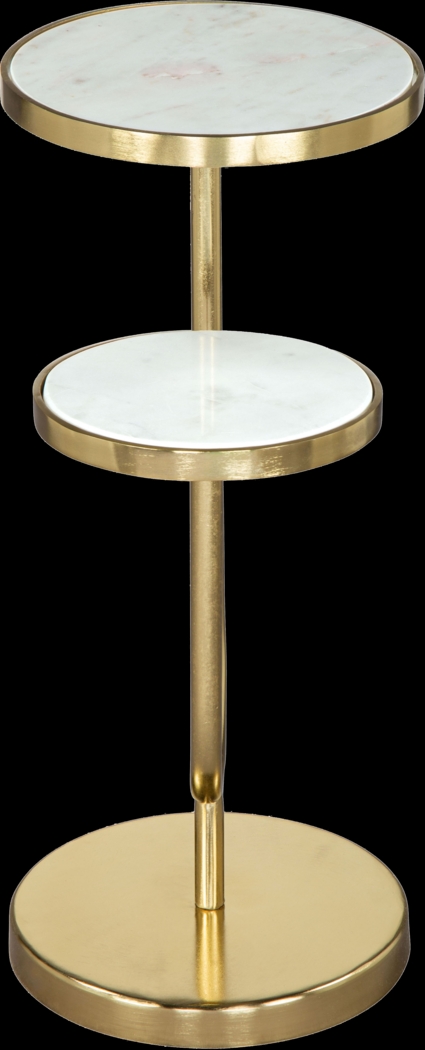 Dalzell White End Table - Thumbnail - Image 7