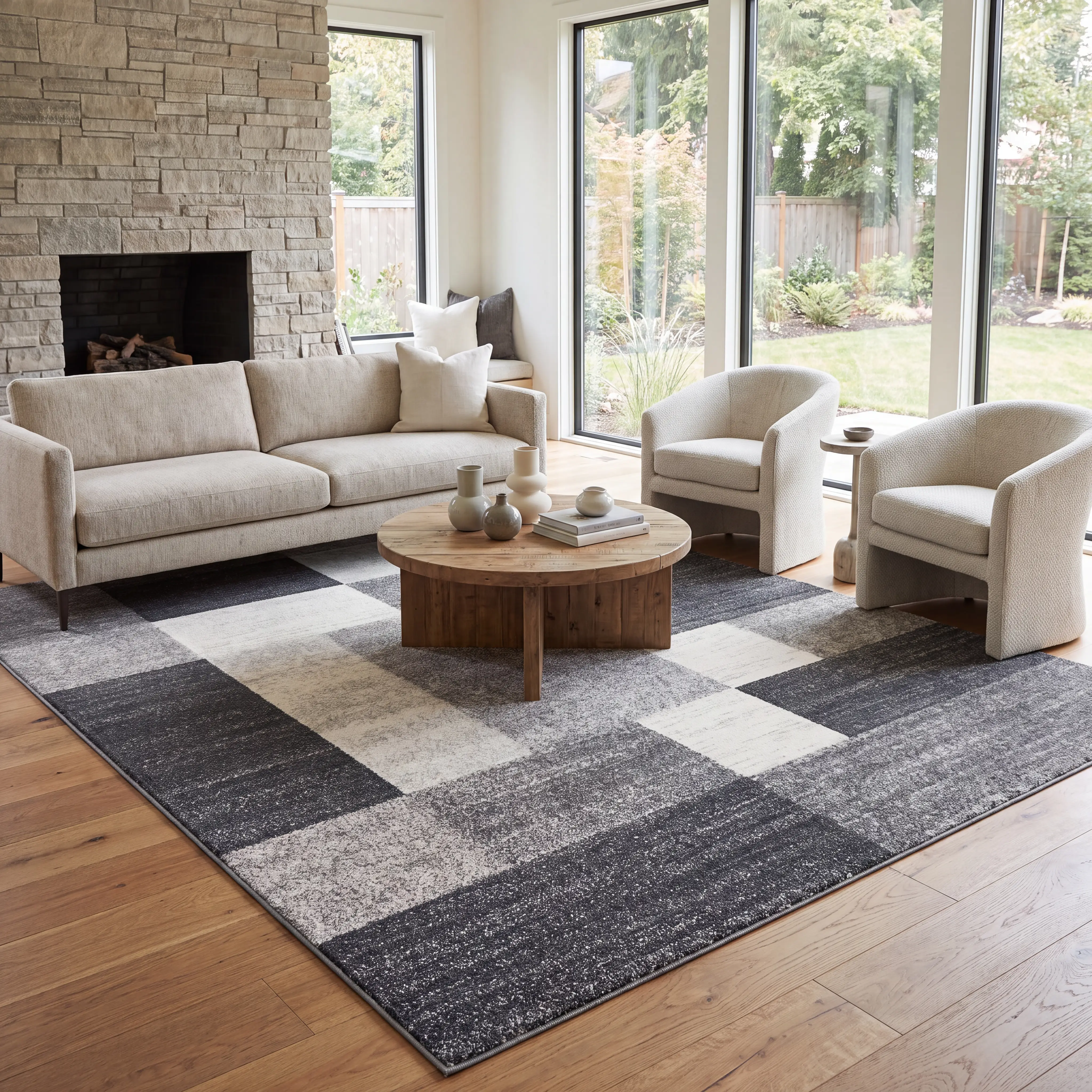 Damalis Gray 7'10 x 10' Rug - Thumbnail - Image 3