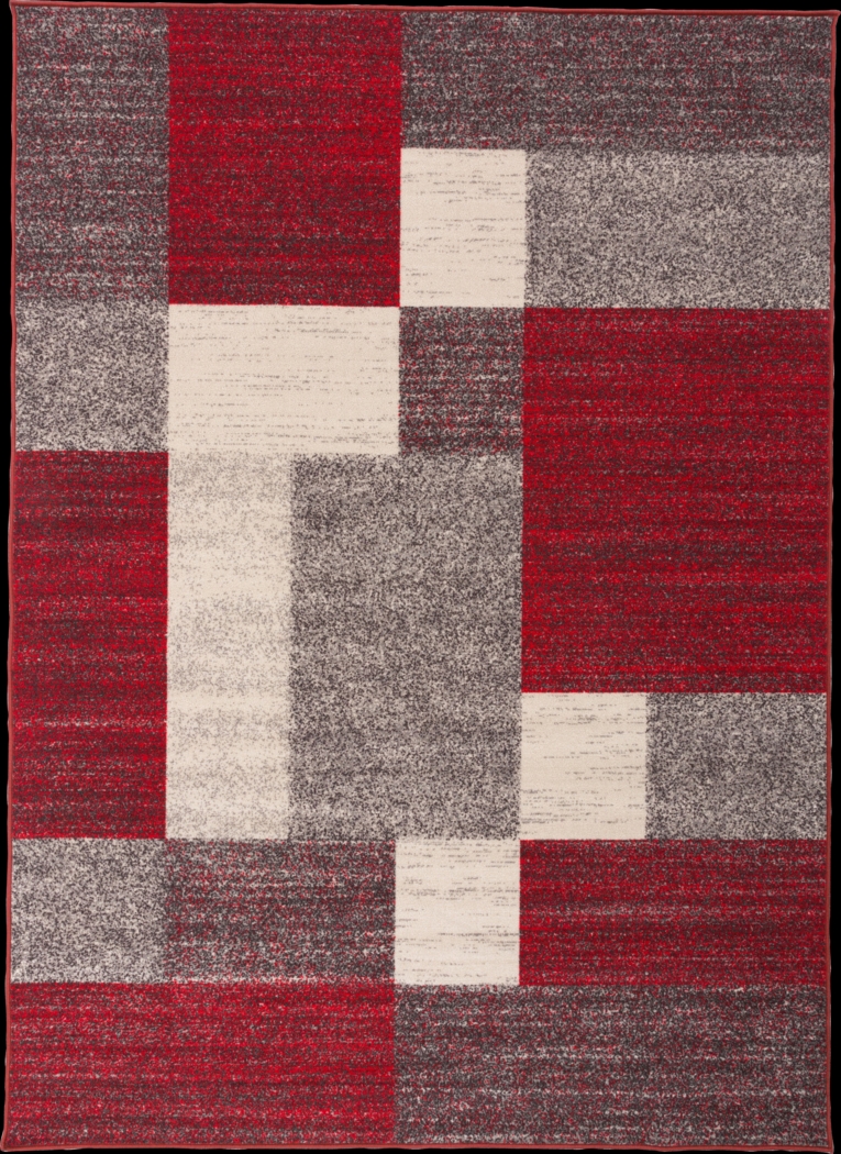 Damalis Red 7'10 x 10' Rug - Thumbnail - Image 1