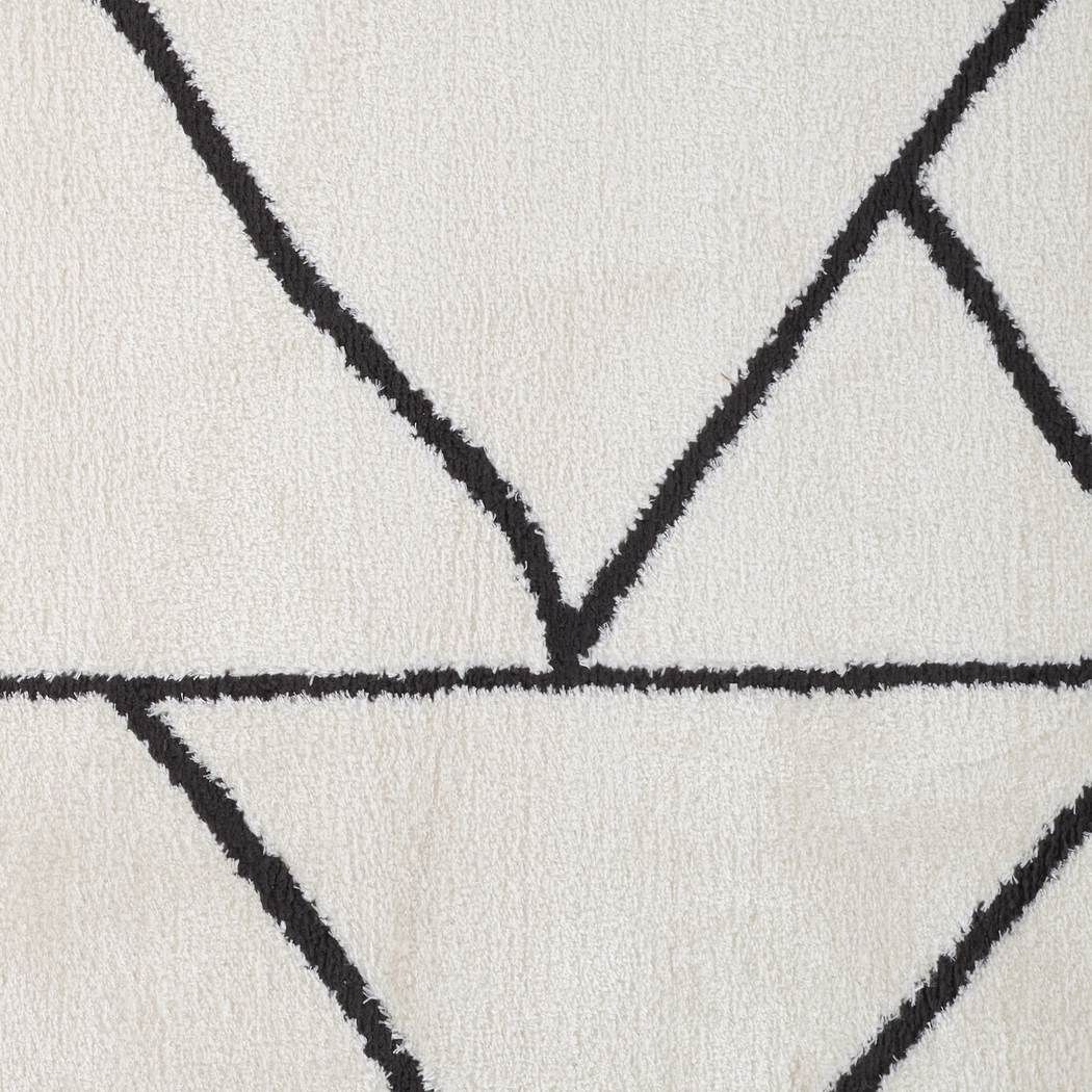 Damaray Black 2'6 x 10' Runner Rug - Thumbnail - Image 7