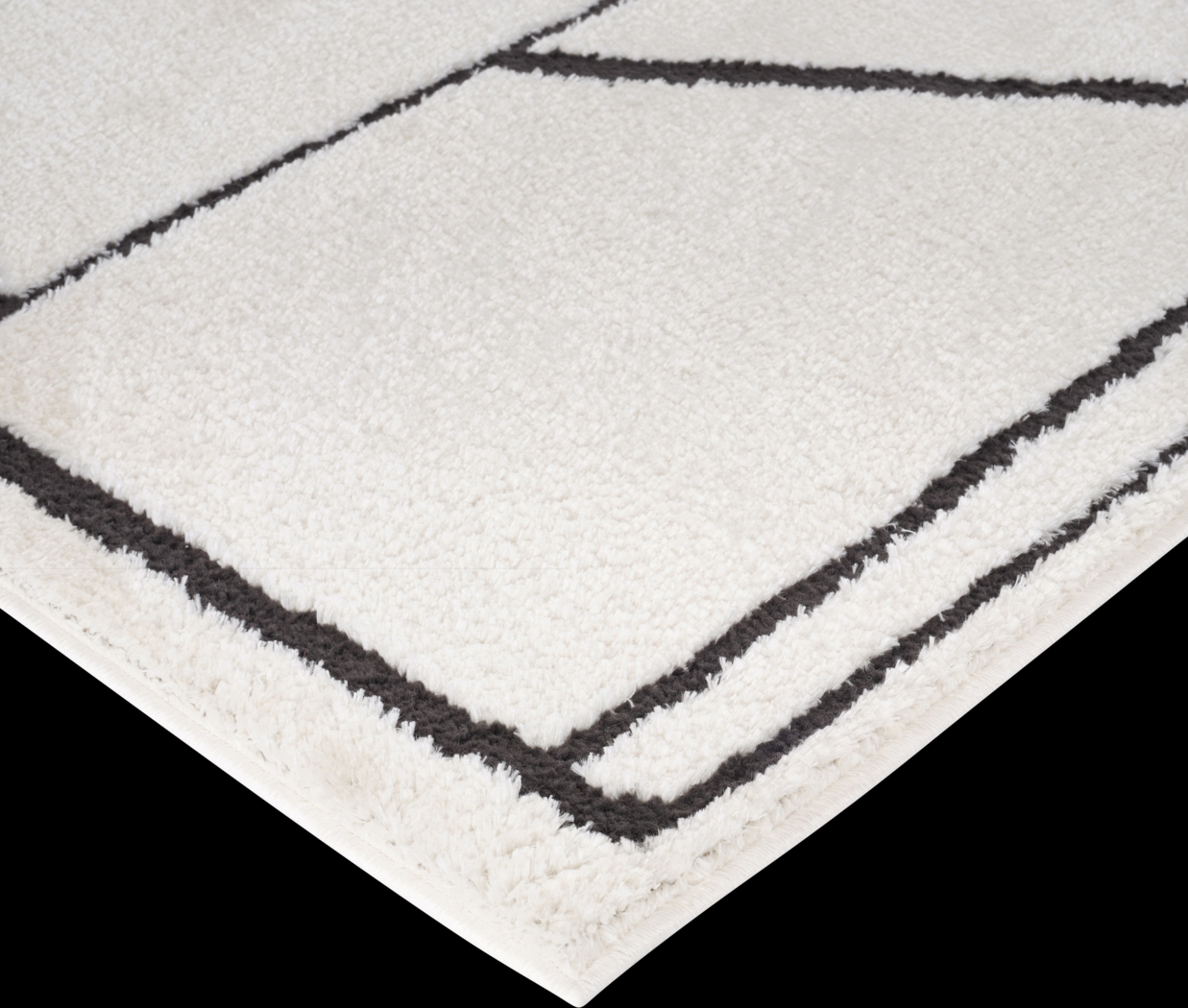 Damaray Black 7'9 x 9'9 Rug - Thumbnail - Image 7