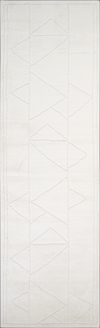 Damaray Ivory 2'6 x 10' Runner Rug - Thumbnail - Image 1
