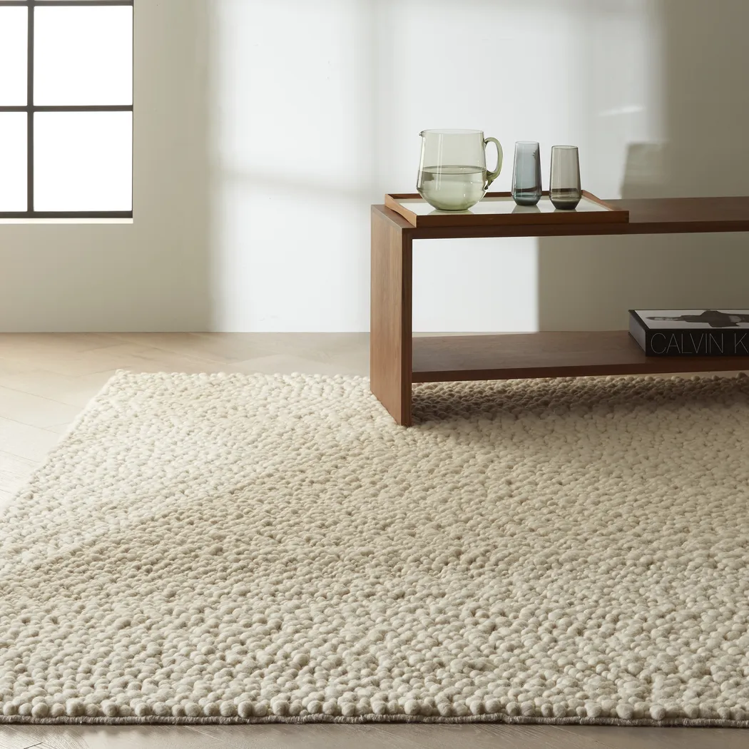 Damaris Ivory 4' x 6' Rug - Thumbnail - Image 2