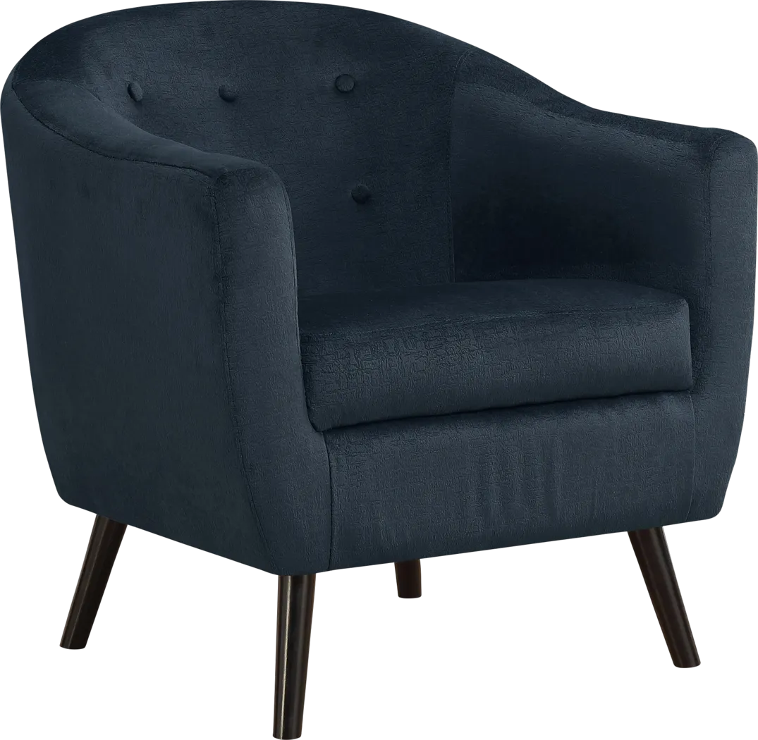 Dameron Blue Accent Chair - Thumbnail - Image 1