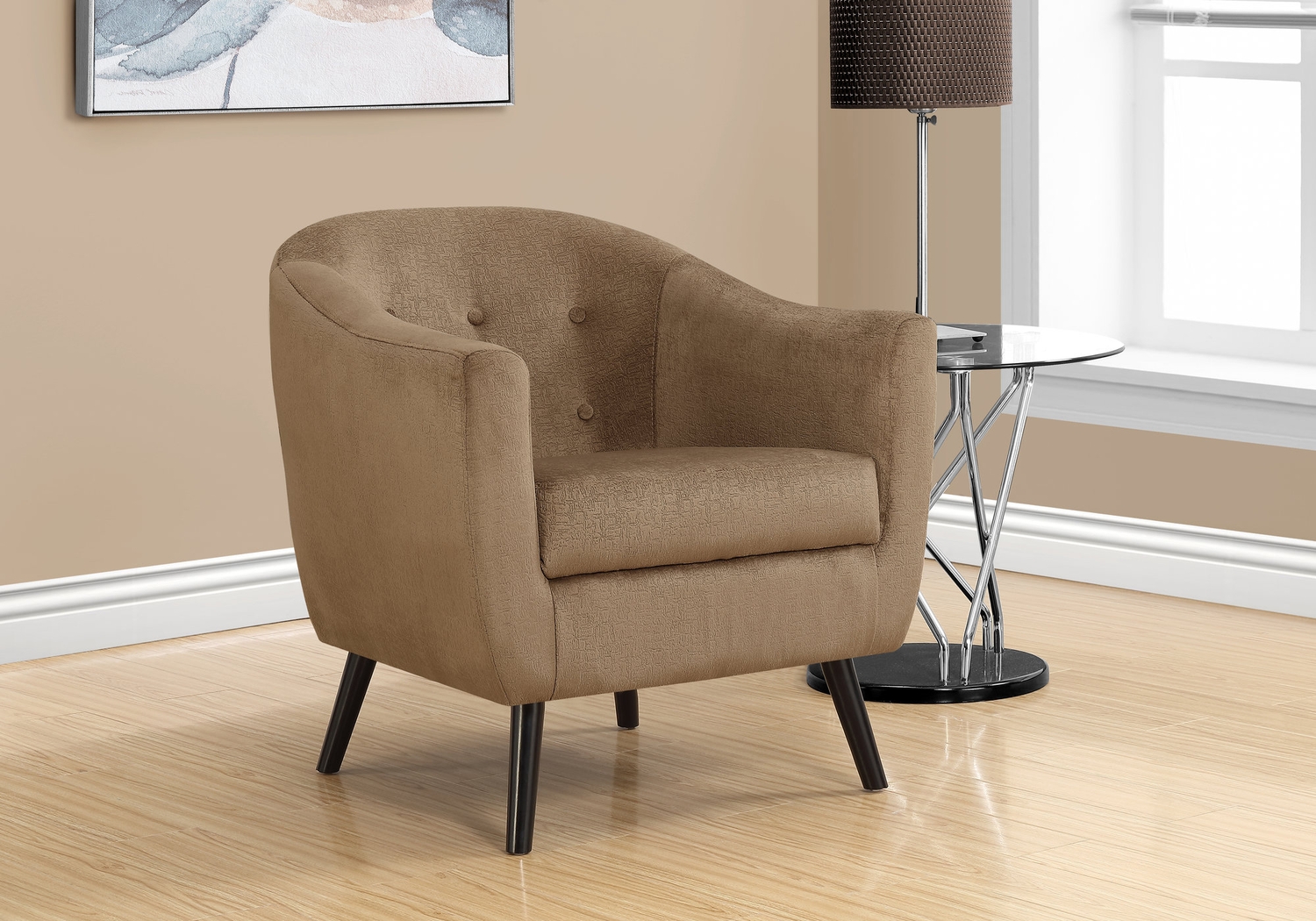 Dameron Brown Accent Chair - Thumbnail - Image 2