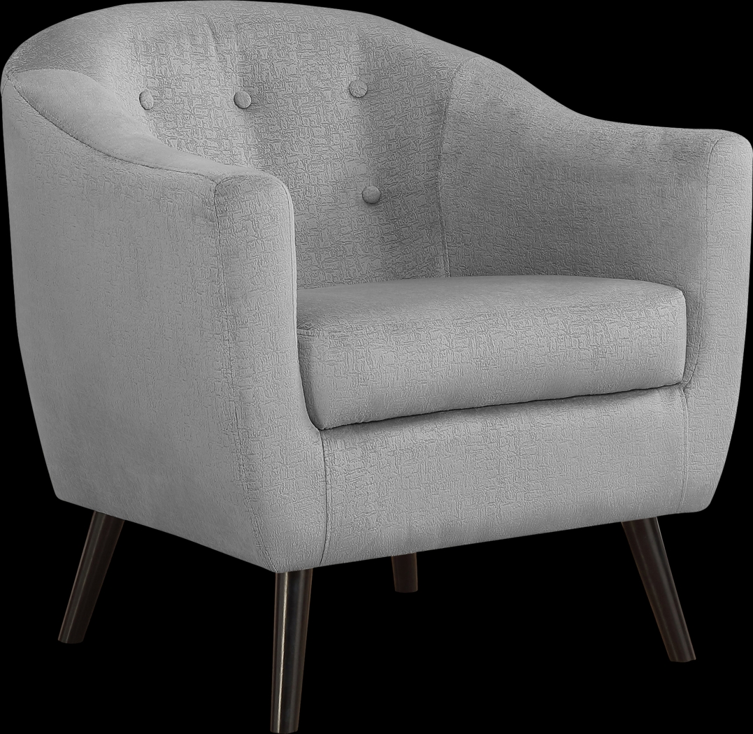Dameron Gray Accent Chair - Thumbnail - Image 1