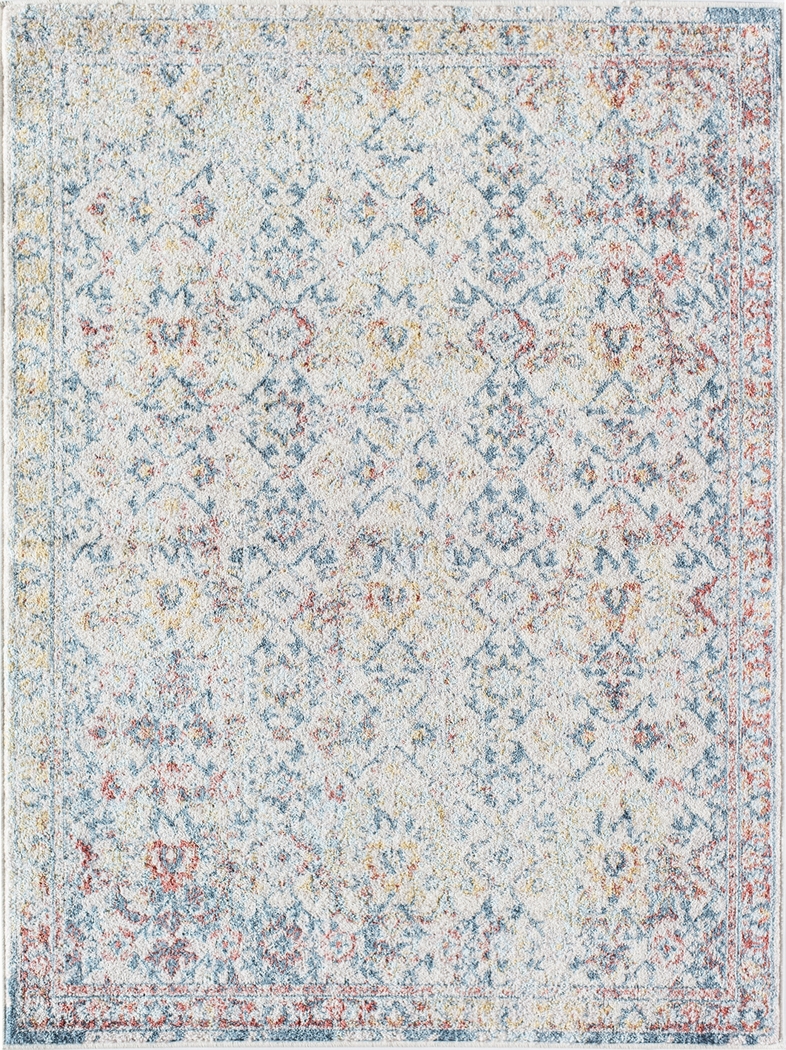 Damini White 5' x 7' Rug - Thumbnail - Image 1