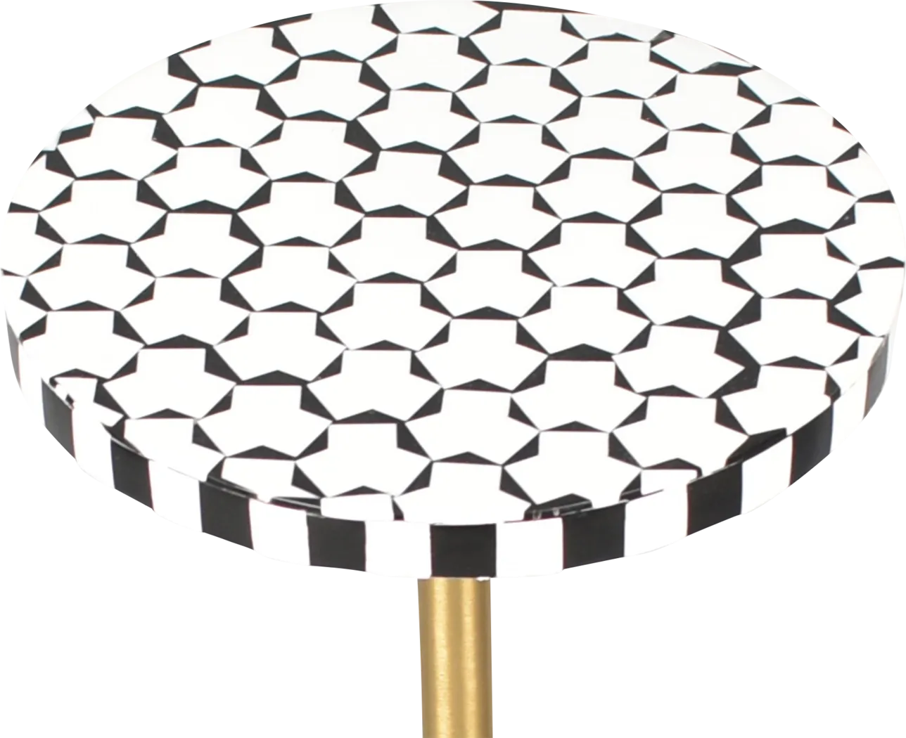 Damiron White/Black Accent Table - Thumbnail - Image 6