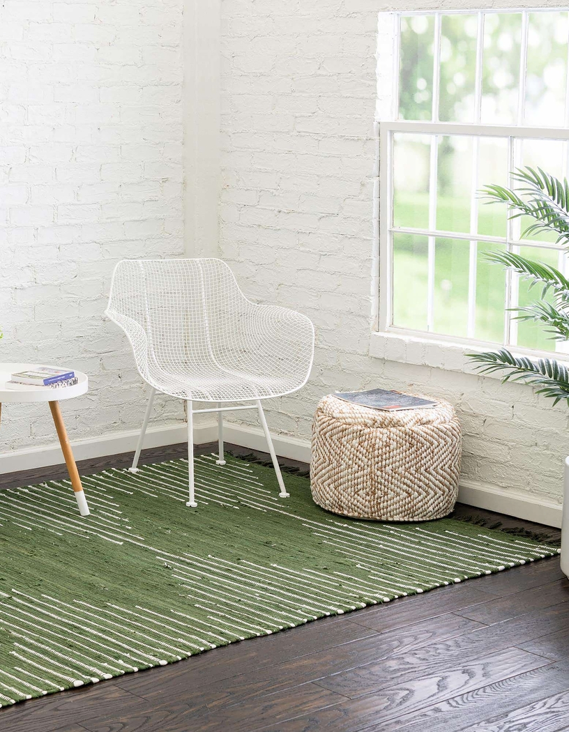 Damone Green 7'10 x 10' Rug - Thumbnail - Image 3