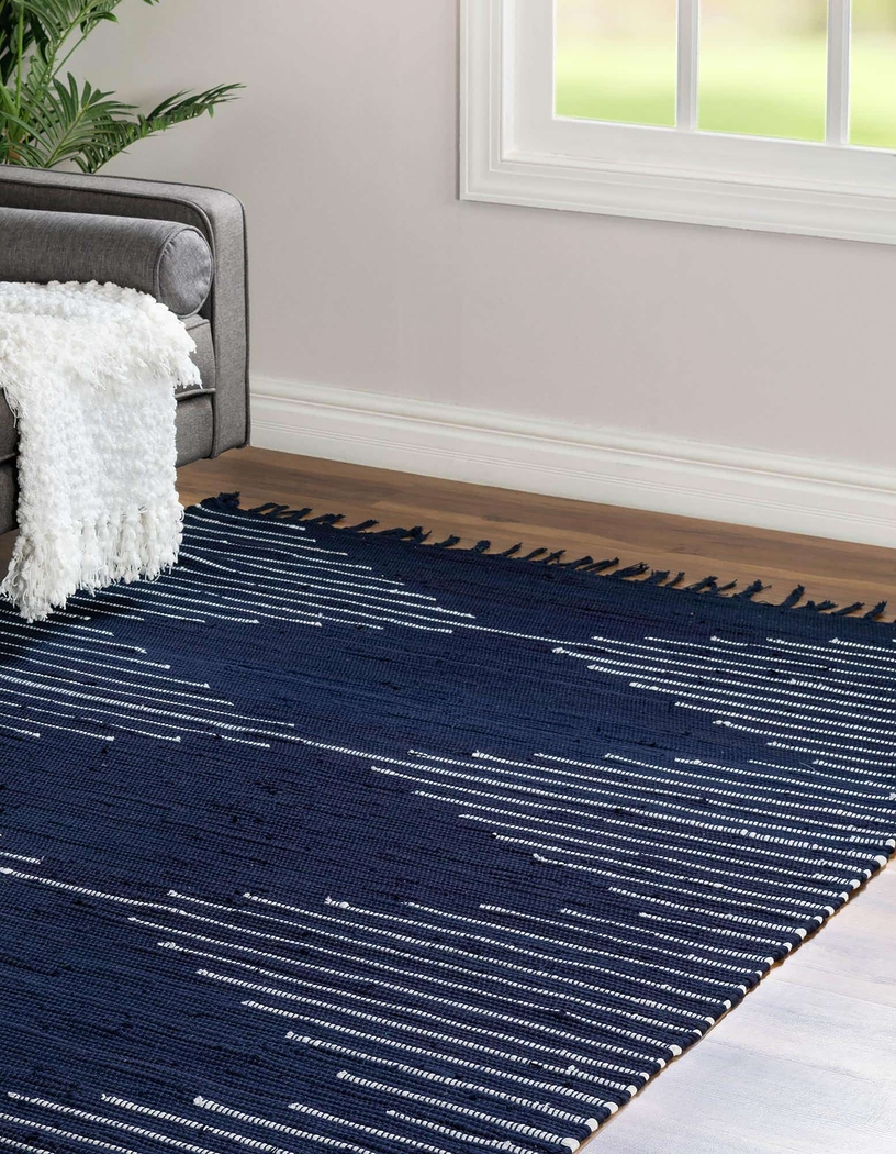 Damone Navy 5'1 x 8' Rug - Thumbnail - Image 3