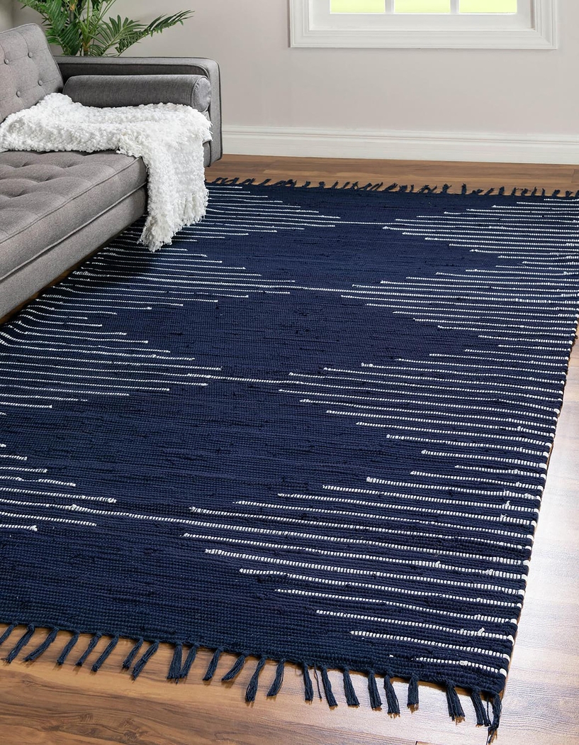 Damone Navy 9' x 12'2 Rug - Thumbnail - Image 2