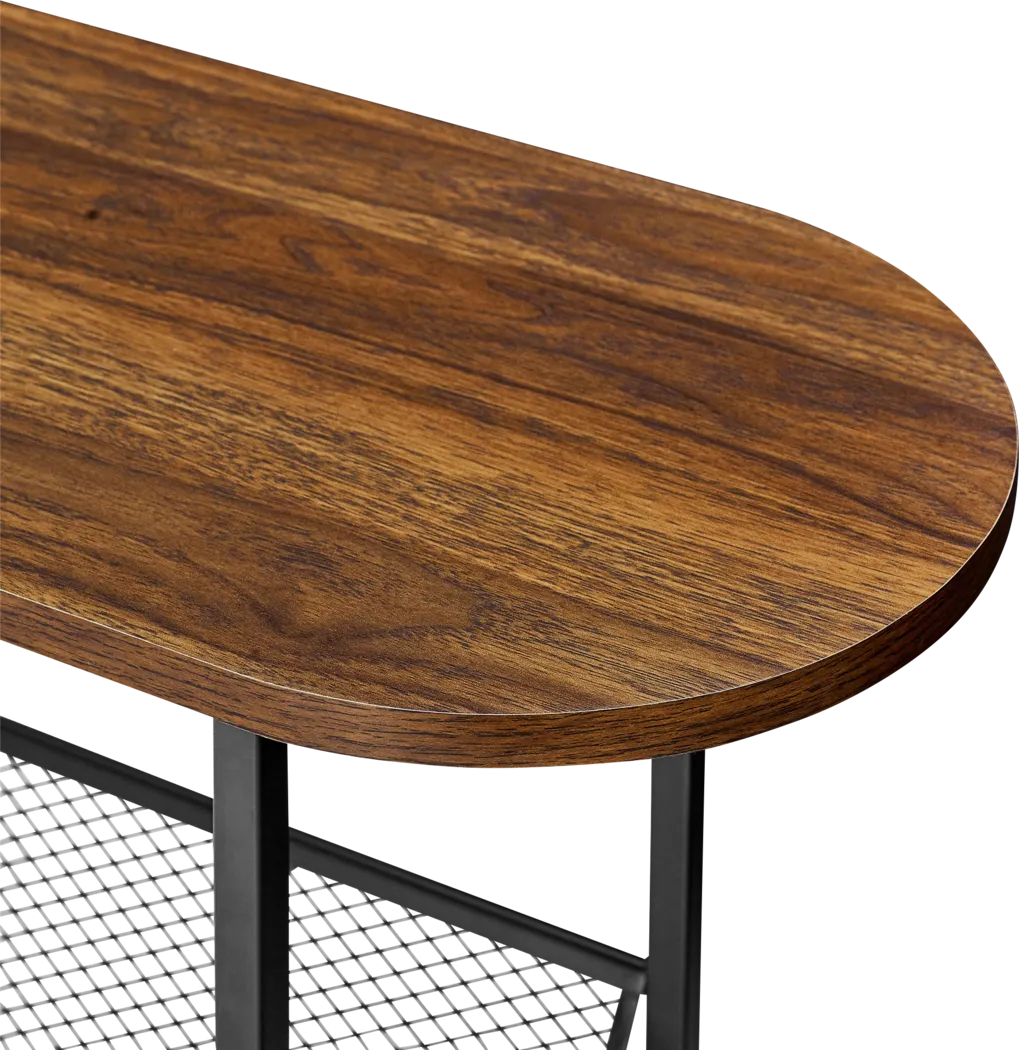 Damrell Walnut End Table - Thumbnail - Image 3