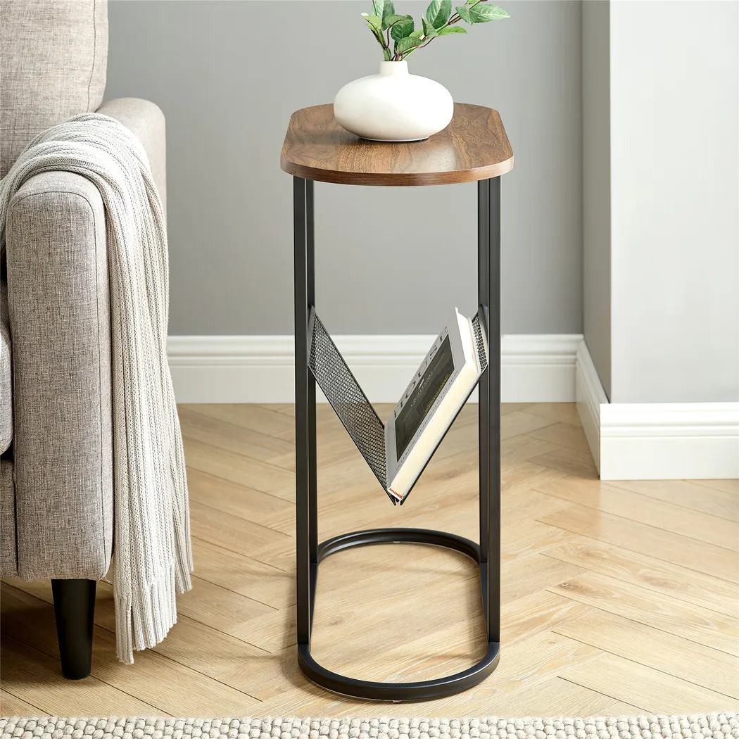 Damrell Walnut End Table - Thumbnail - Image 4