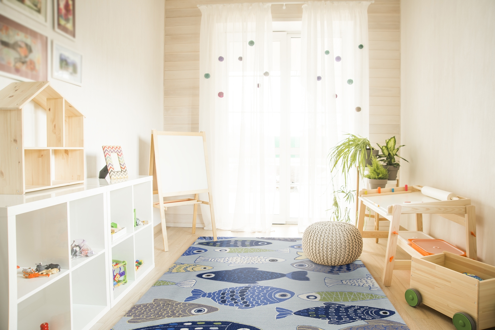 Damsel Harbor Blue 7'6 x 9'6 Rug - Thumbnail - Image 2