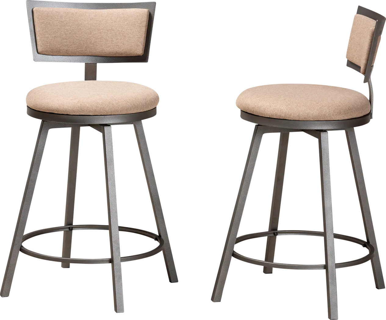 Damson Brown Counter Height Stool, Set of 2 - Thumbnail - Image 3