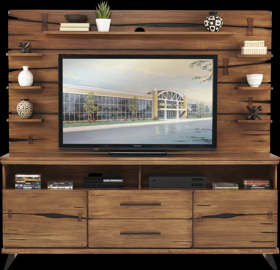 Dana Point Brown 2 Pc Wall Unit - Thumbnail - Image 1