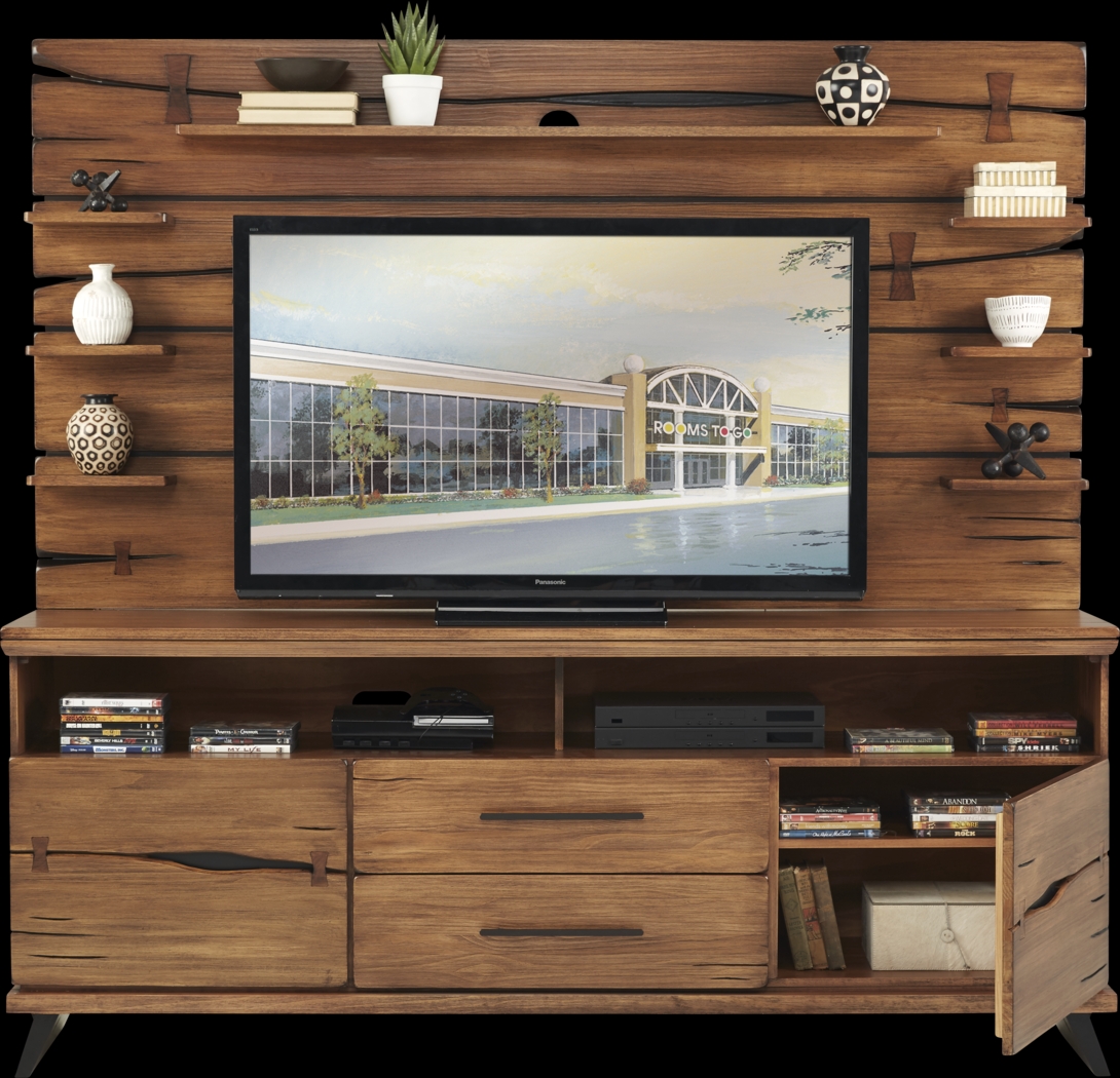 Dana Point II Brown 2 Pc Wall Unit - Thumbnail - Image 2