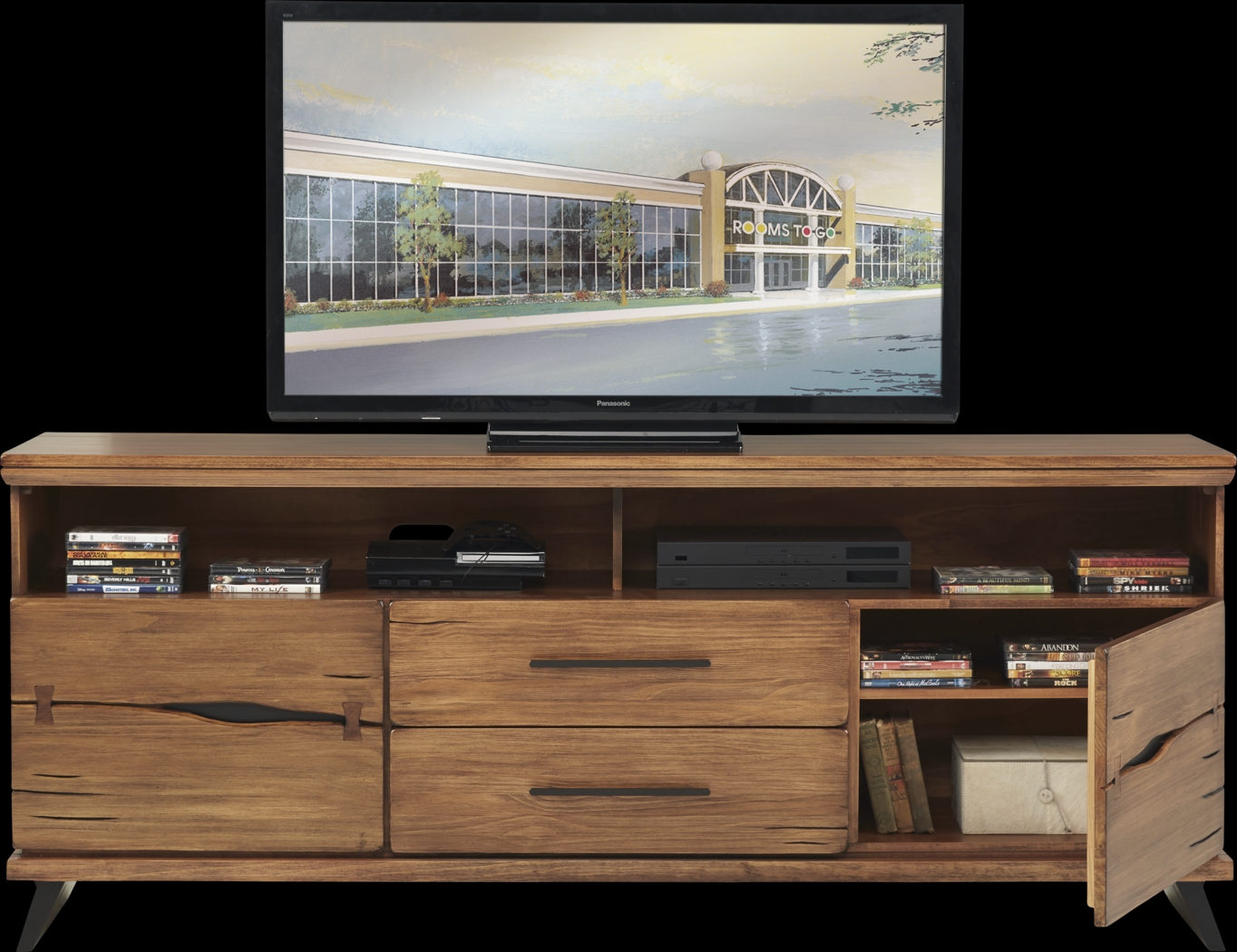 Dana Point II Brown 80 in. Console - Thumbnail - Image 2