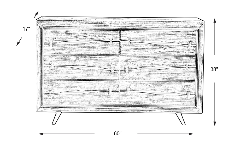 Dimension Image. Please refer to the Dimension Tab on this page for dimension details.