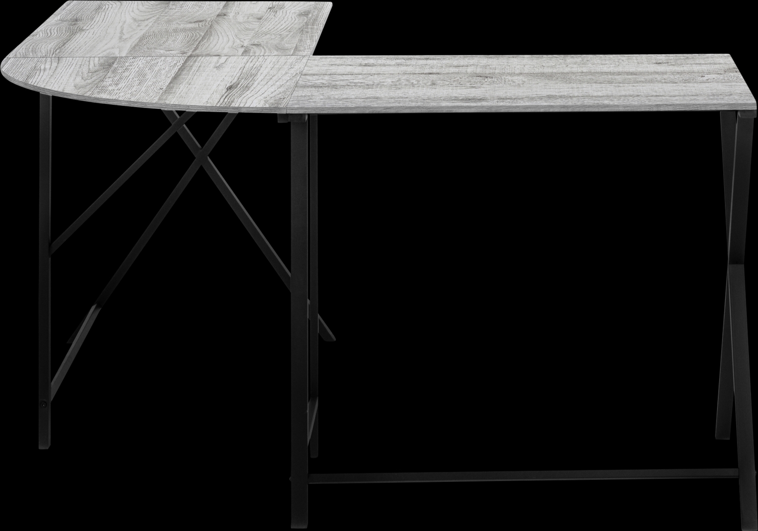 Danalyn Gray L-Shaped Computer Desk - Thumbnail - Image 6