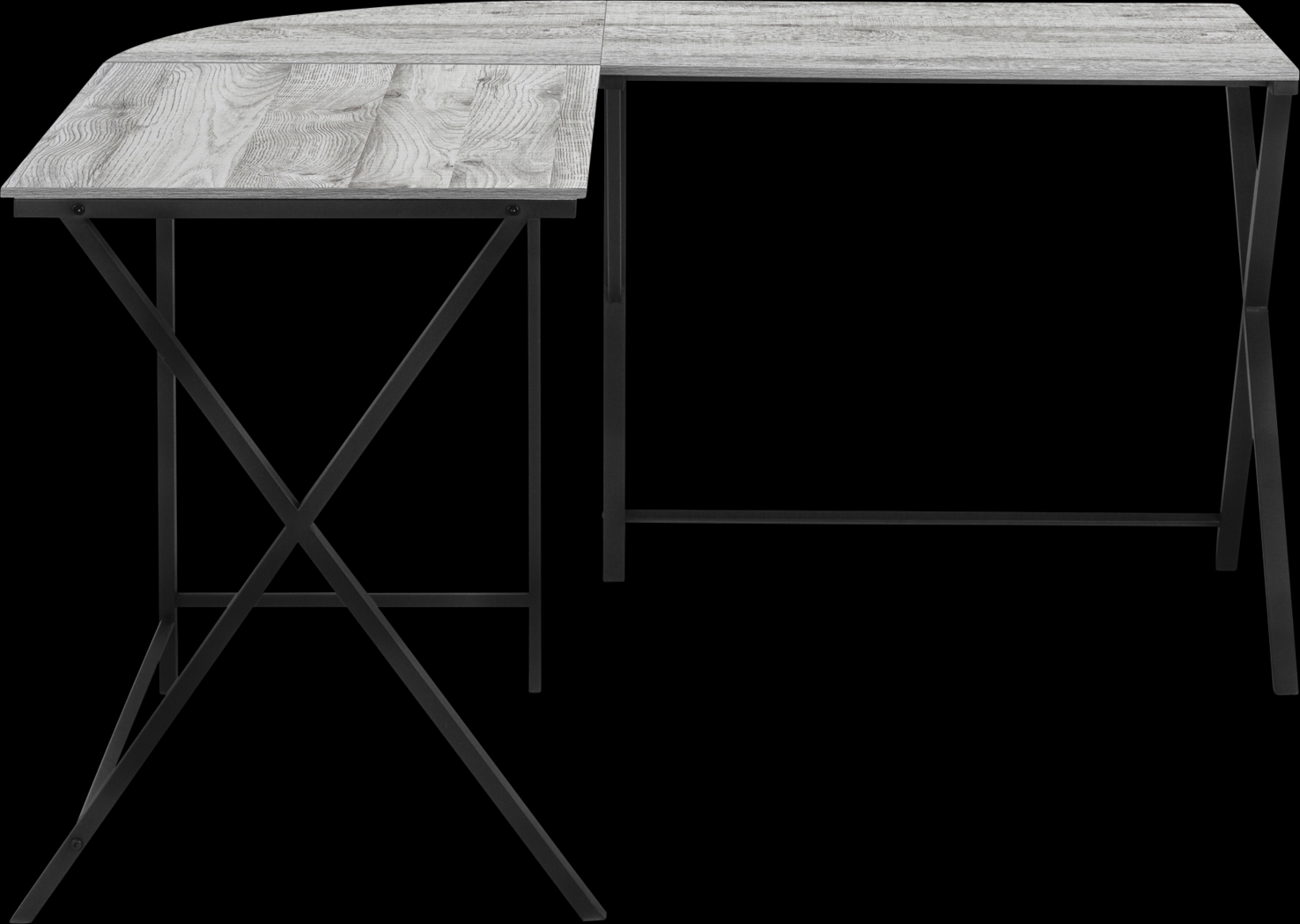 Danalyn Gray L-Shaped Computer Desk - Thumbnail - Image 8