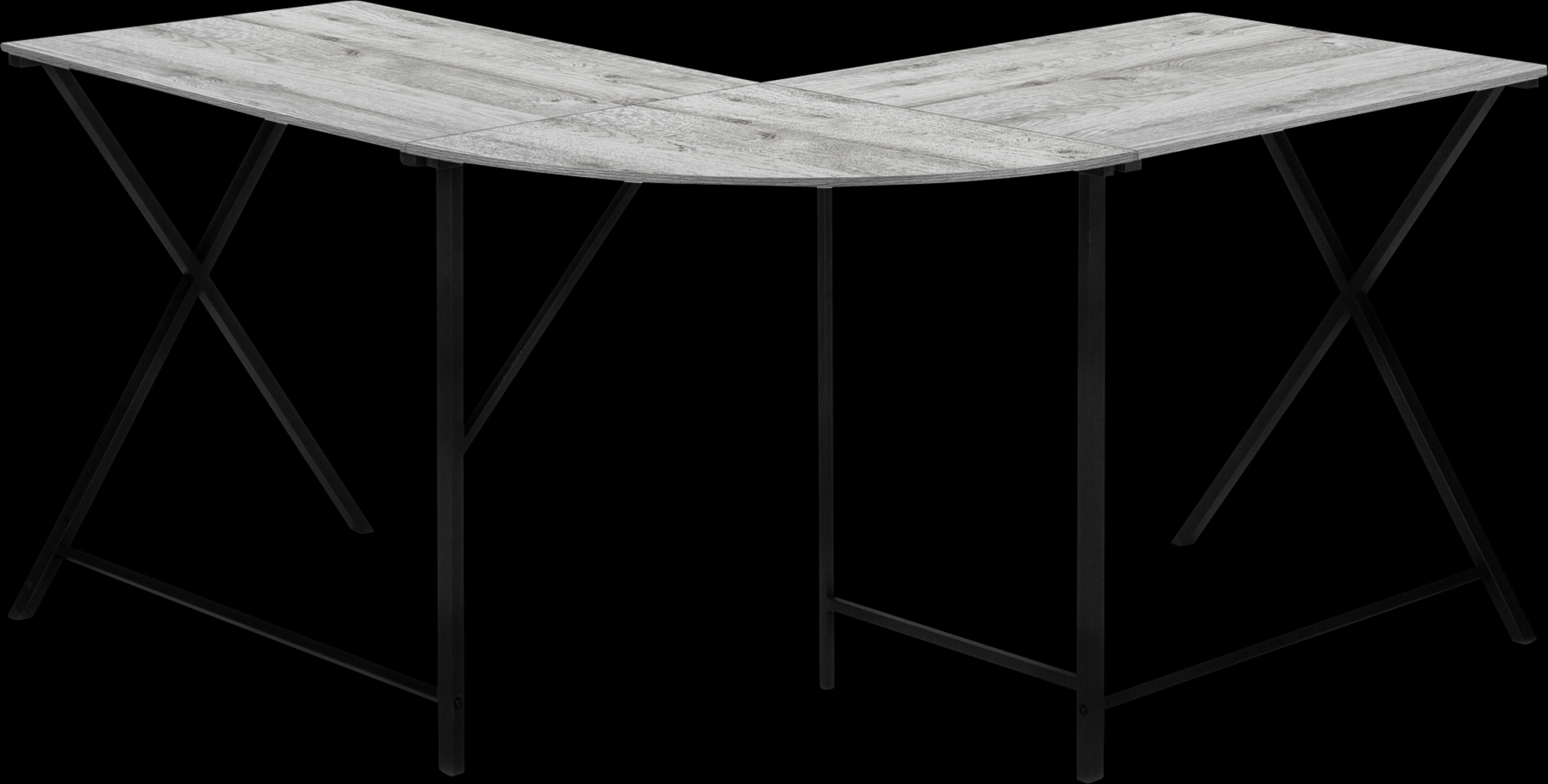Danalyn Gray L-Shaped Computer Desk - Thumbnail - Image 9